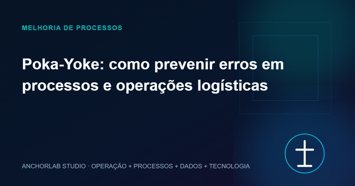 Capa editorial do artigo Poka-Yoke: como prevenir erros em processos e operações logísticas